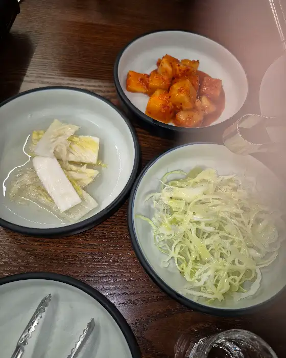 밑반찬 모습