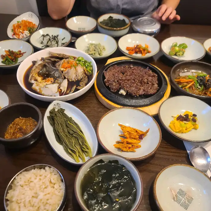 수빈 한정식 상차림