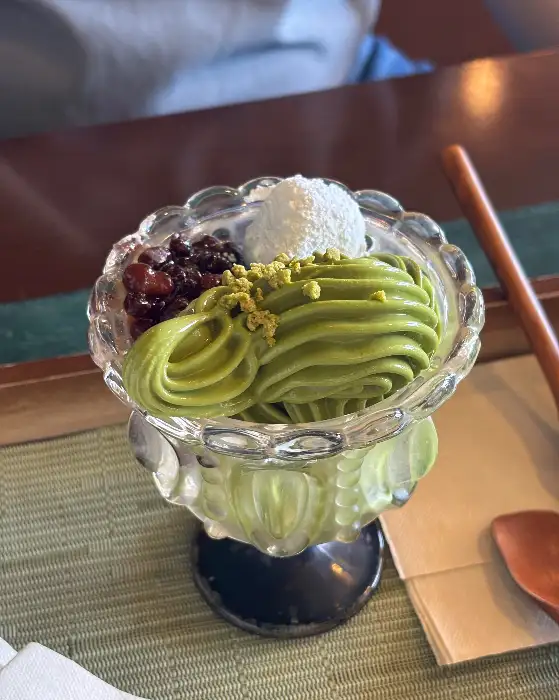 말차 아이스크림 빙수
