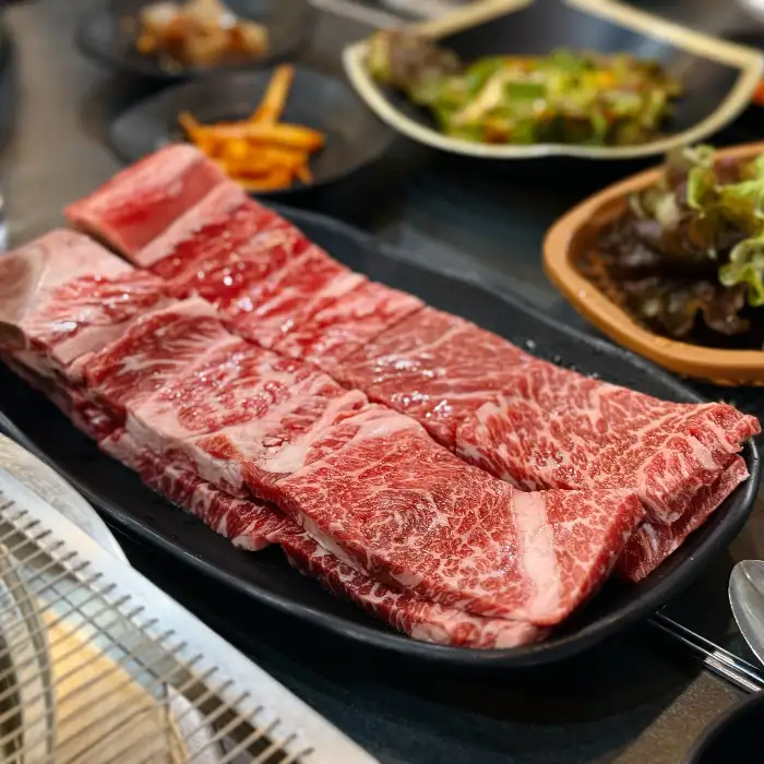 신선한 생갈비 모습