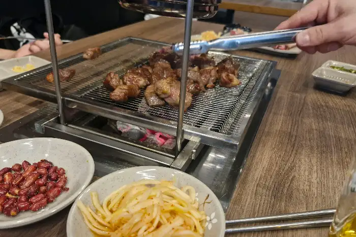 잘 구워진 양꼬치들