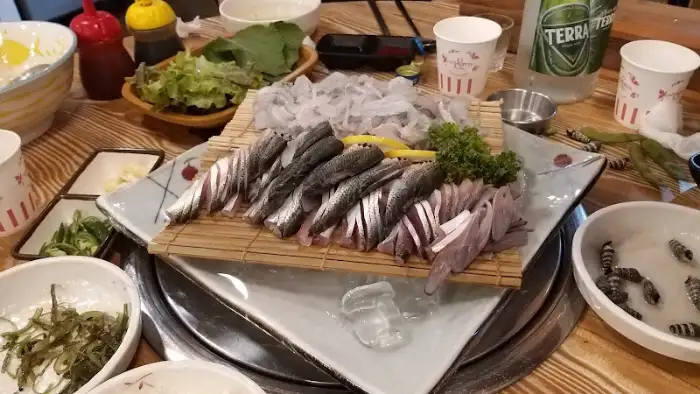 신선한 해산물 요리