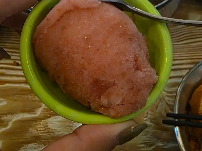 딸기 샤베트