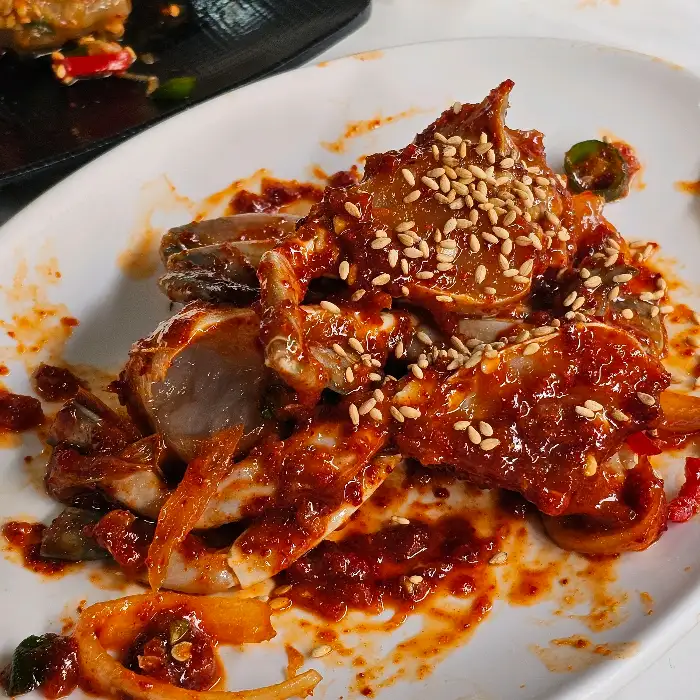 양념게장 클로즈업 모습
