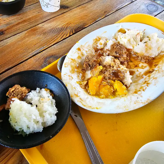 달토끼 밥상의 카레라이스