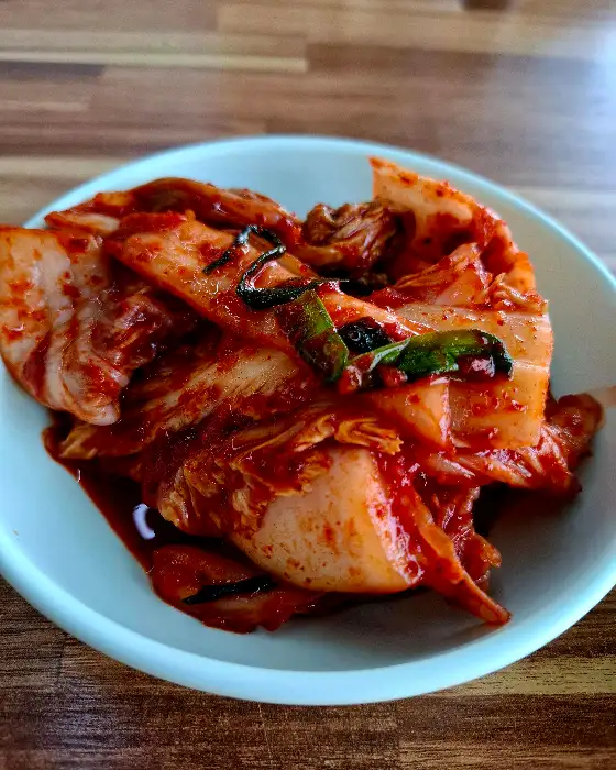 먹음직스러운 겉절이 김치
