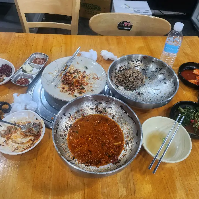 여러 가지 음식 사진
