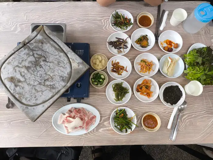 준비된 반찬들