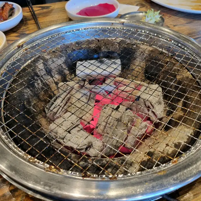 화로구이 숯불