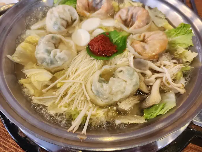 만두전골 클로즈업