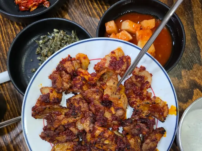 오징어불고기 근접샷