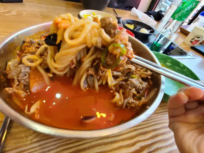 면과 고기