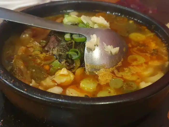 뜨끈한 선지국