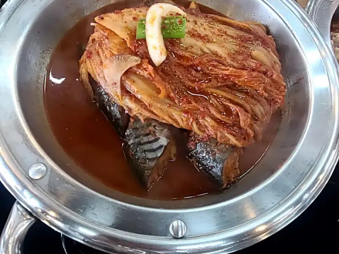 고등어 김치찜 모습