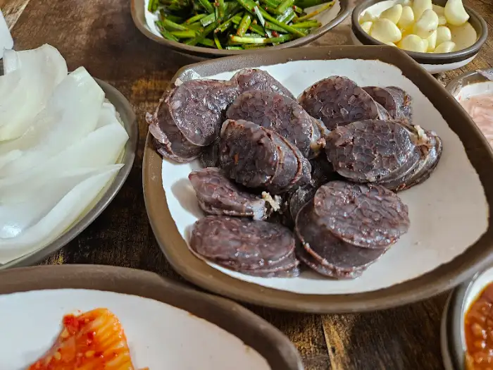 맛보기 순대 한 접시