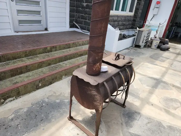 옛날 화덕 모습