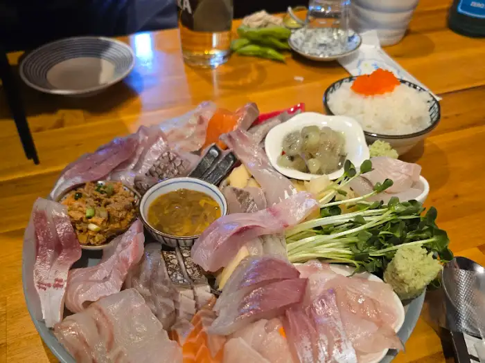 숙성회와 곁들임 반찬, 밥