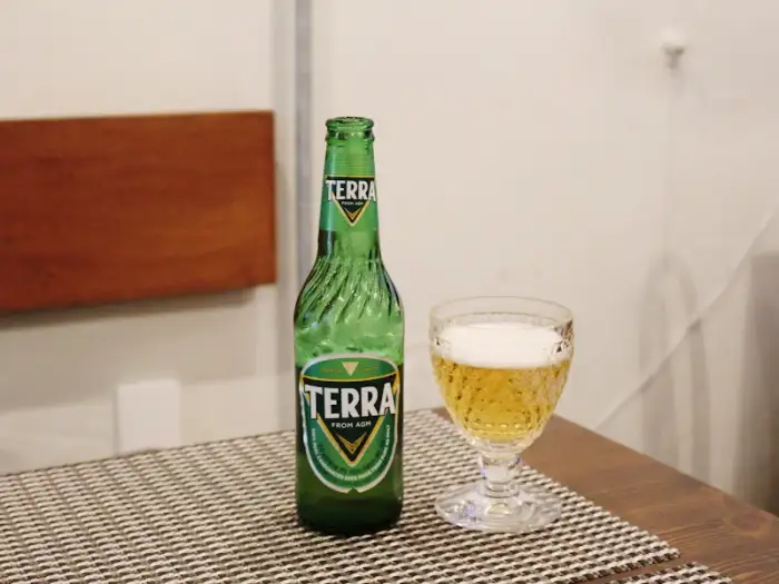 차가운 맥주 한 잔