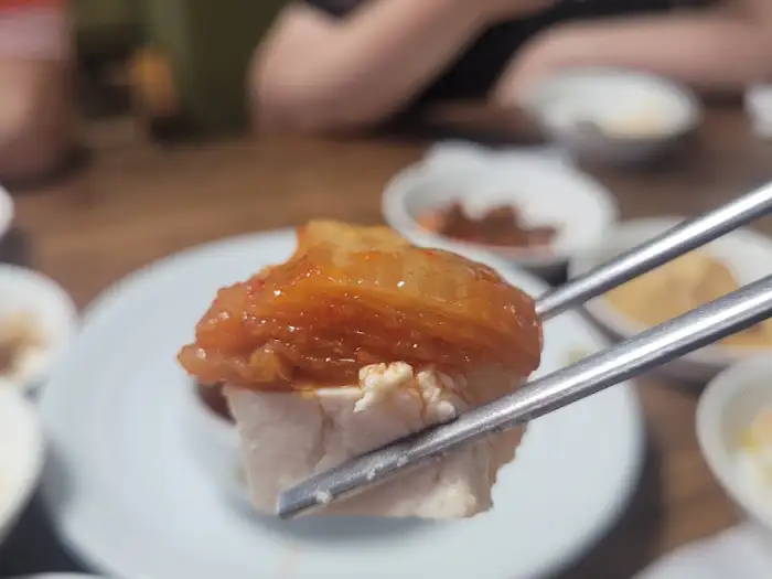 김치와 두부