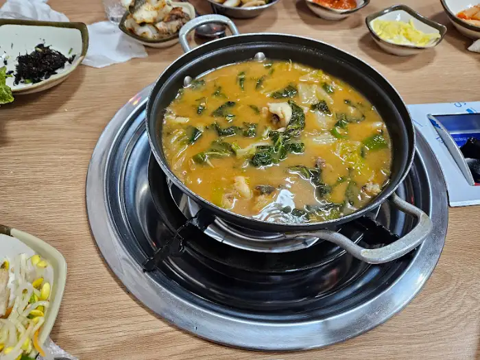 장어탕 클로즈업 사진