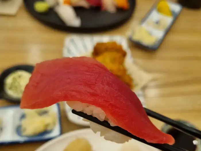 참치 초밥 클로즈업