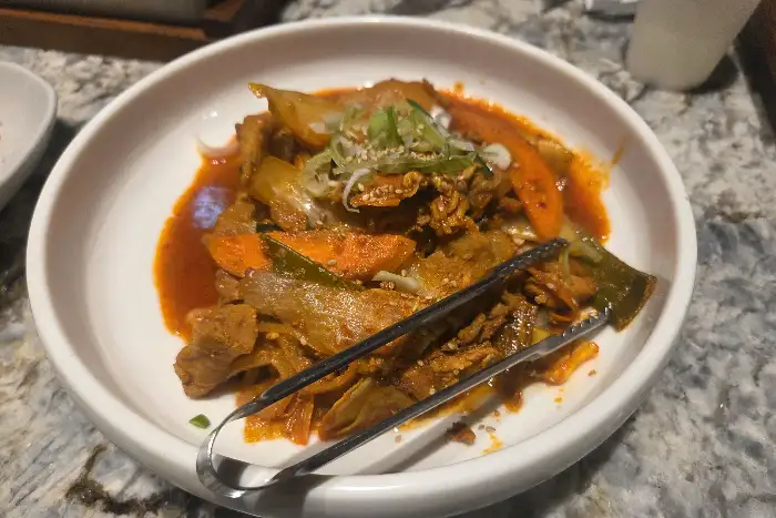 정갈하게 차려진 밑반찬