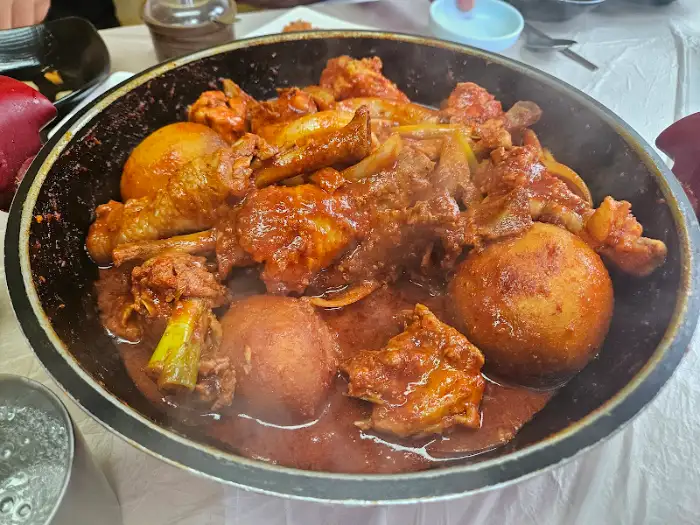 닭볶음탕 근접 촬영