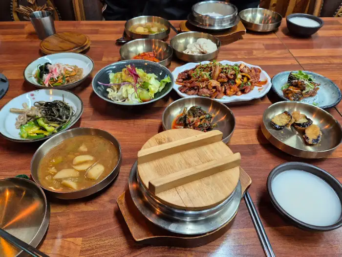 전체적인 상차림 모습