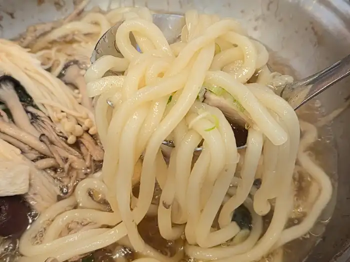 수작나베 나베에 담긴 우동면