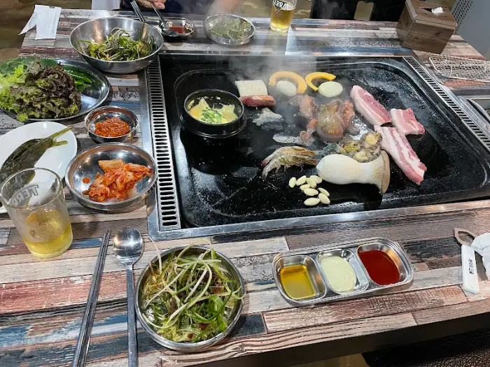 전체적인 상차림 모습