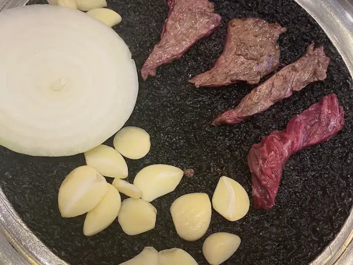 삼거리갈비 안창살 준비