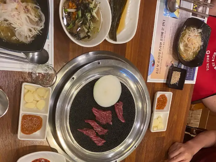 삼거리갈비 상차림