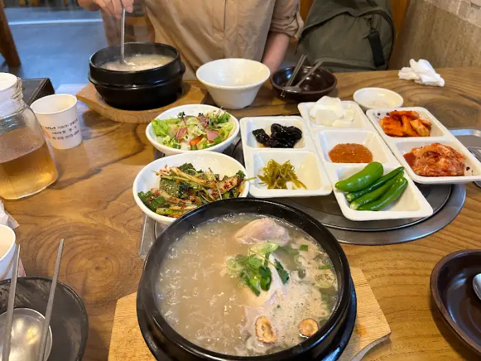 삼계탕 클로즈업 사진