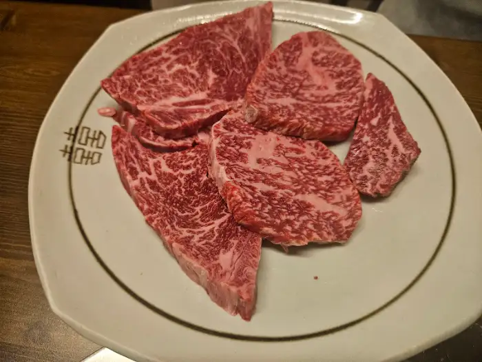 오늘 뭐 먹지 메뉴의 다양한 한우 부위