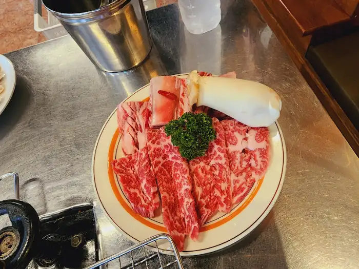 신선한 꽃갈비 한 접시