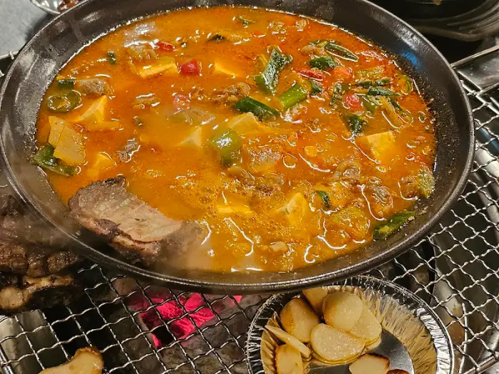 진한 국물의 된장찌개