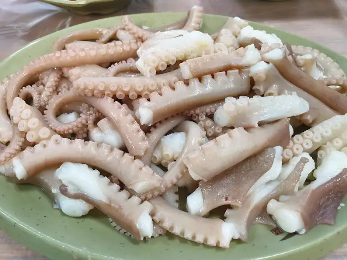 신선한 낙지 다리