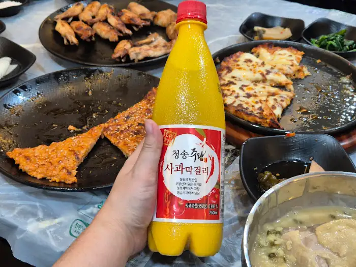 청송 닭고기 메뉴