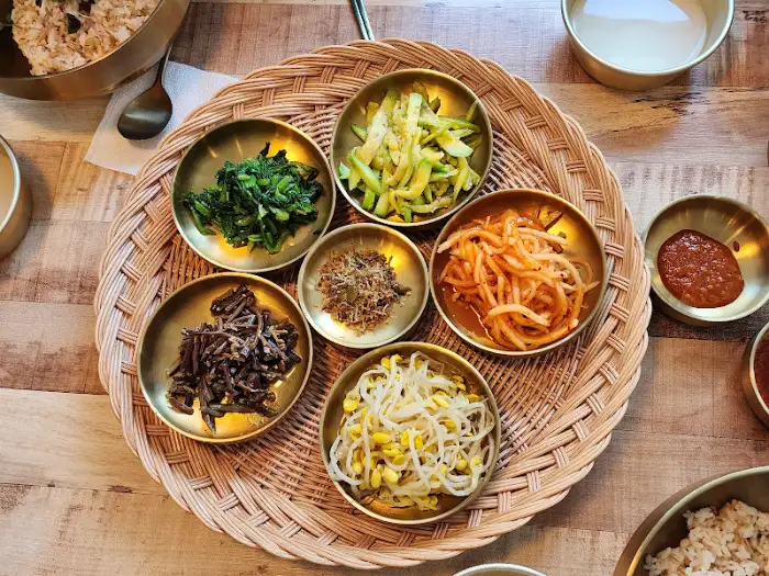 함화라보리밥 나물 반찬 디테일