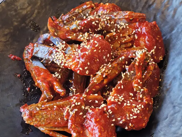 양념게장 접시
