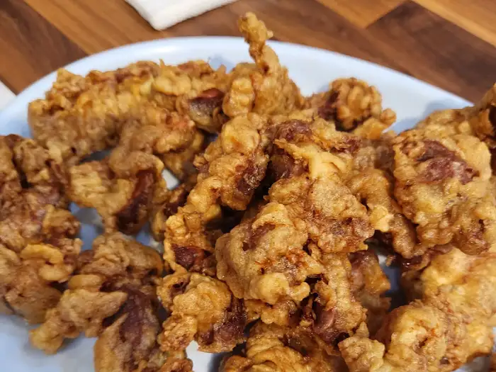 후라이드 치킨 클로즈업