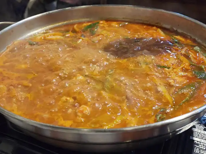 닭내장탕 모습