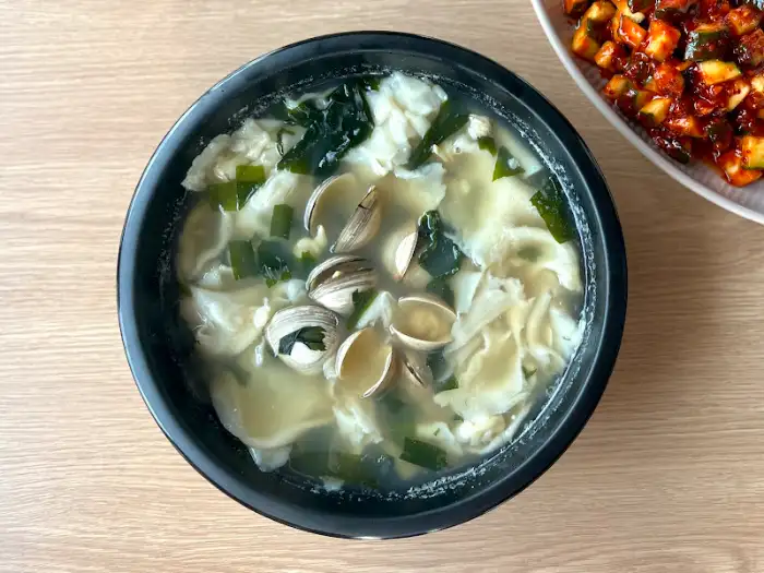 조개탕 클로즈업