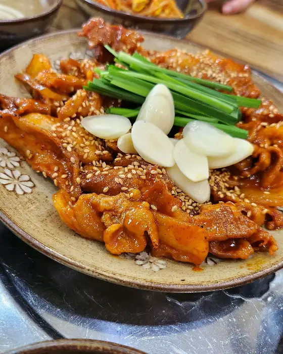 고추장 불고기 근접 촬영