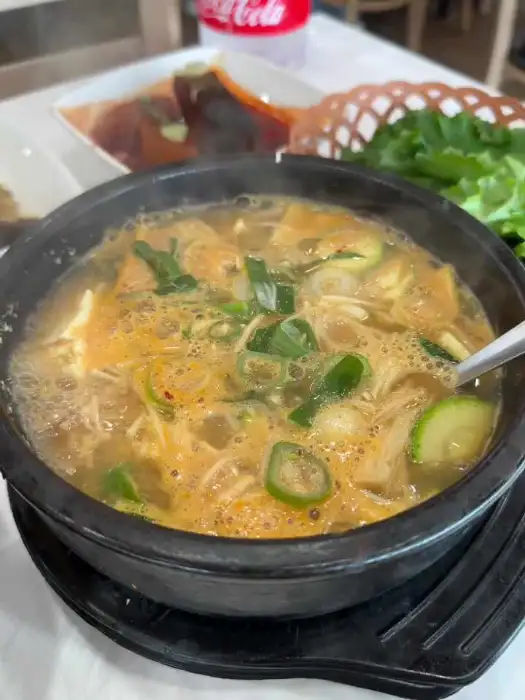 보글보글 끓고 있는 된장찌개