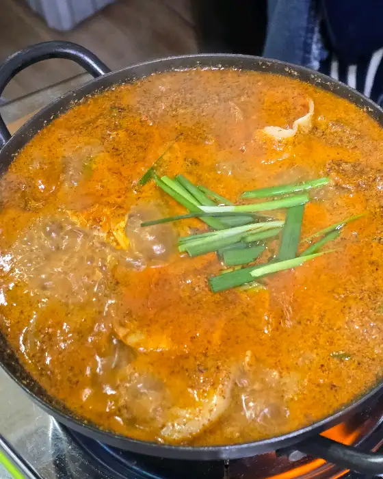 곱이 꽉 찬 곱창 단면