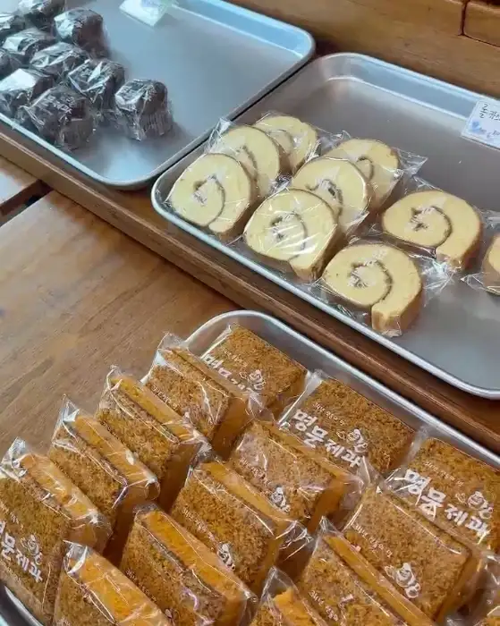 명문제과 롤케이크와 카스테라
