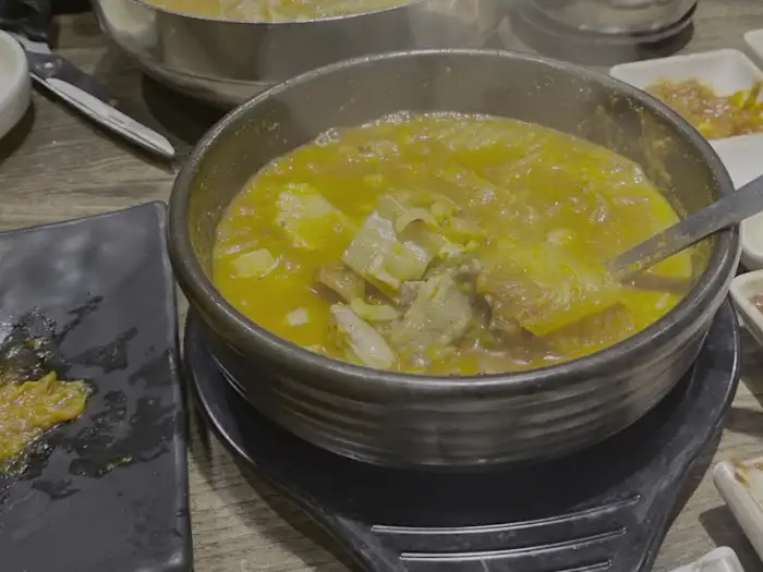 김치찌개와 밥