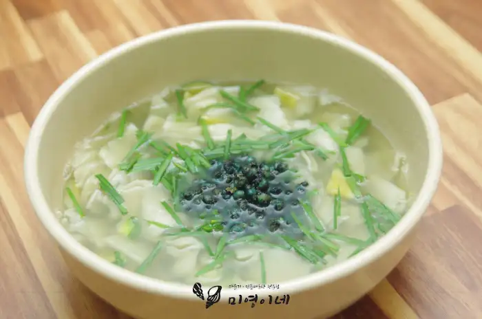 다슬기 회무침