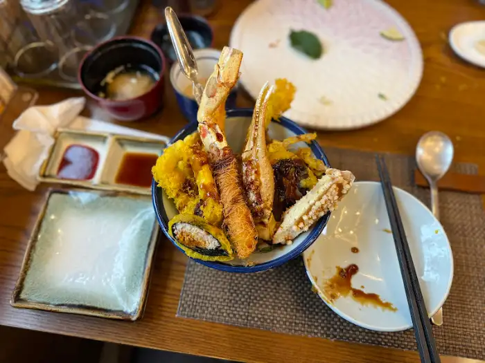 텐동 클로즈업